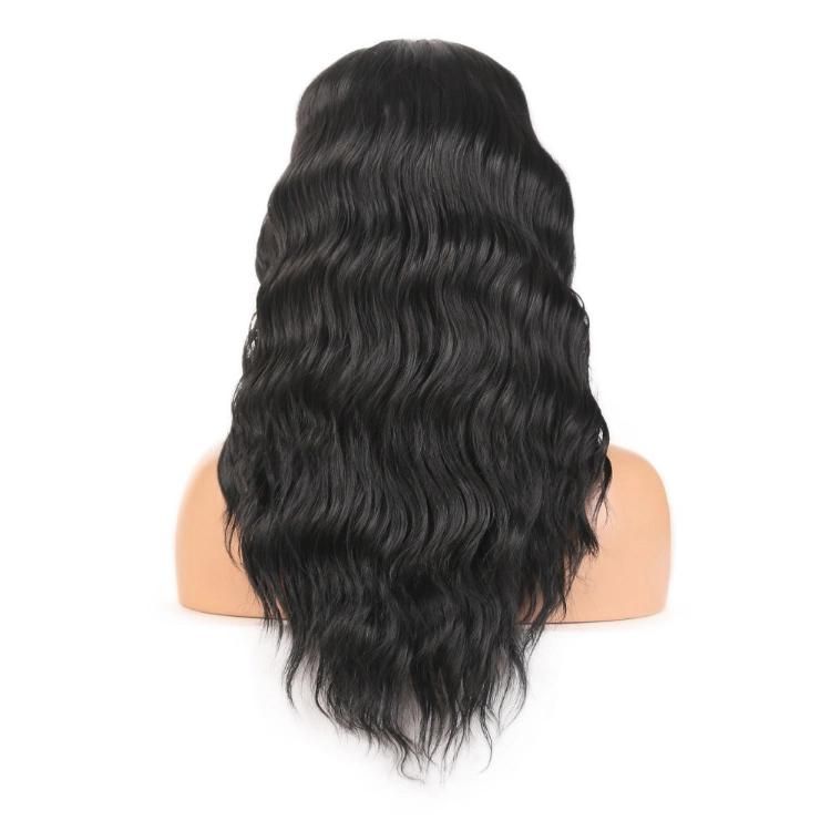 13X4 Synthetic Fiber Lace Front Middle Part Natural Body Wave Hair Wig