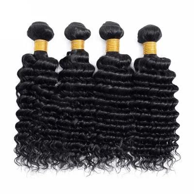 Deep Curly Human Hair Custom Packaging for Hair Bundles
