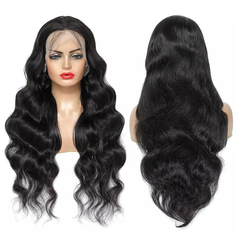 Factory Price High Quality 8A Brazil Human Hair Body Wave Wig 150% Remy 13*4 Hair Wig