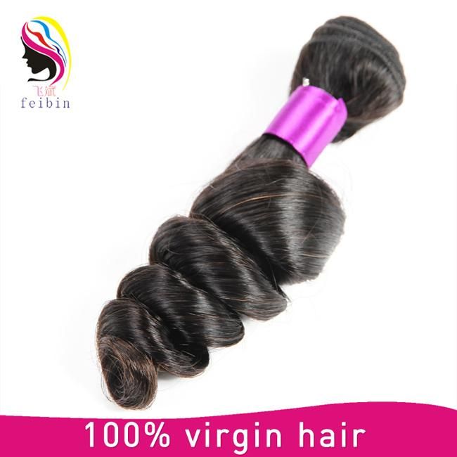 100% Loose Wave Virgin Hair Brazilian Human Hair Weaving