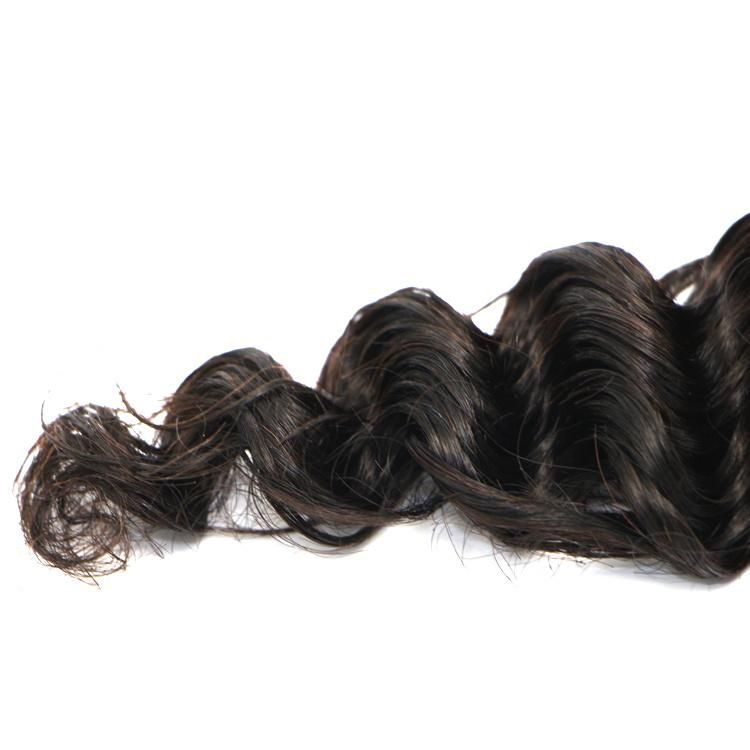 Cheap Wholesale 1b Deep Wave Brazilian Human Hair Extensions