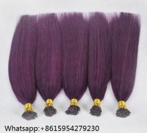 Human Hair Weft Extension I Tip Straight Hair