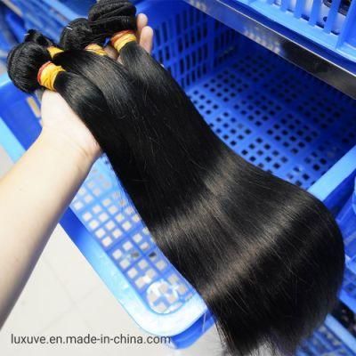 Luxuve 28 34 36 32 30inch Straight Bundles Remy Brazilian Hair Weave Human Hair Bundles Wefts 100% Human Hair Extension