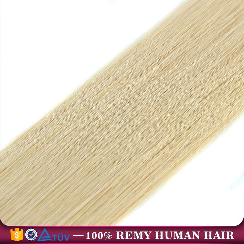 Natural Indian Virgin Hair with 613 Blonde Tape in Hair Extensions