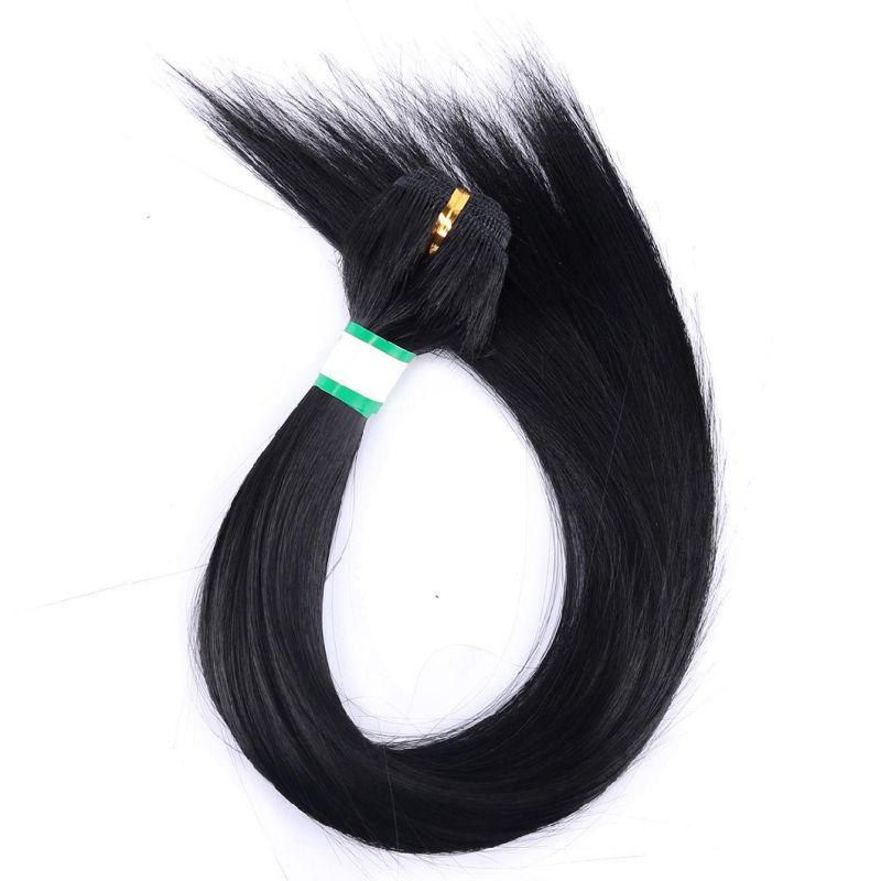 Straight Hair Human Hair Weave Bundles Wig for Non Remy