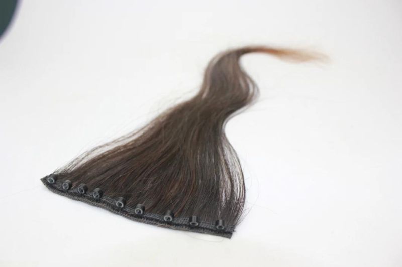 Single Piece Human Hair Clip Hair Extension