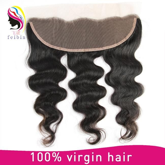 Brazilian Human Virgin Hair Body Wave 13*4 Lace Frontal Hair Closure