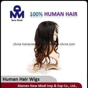 No Lice Two Color Human Hair Full Lace Wig