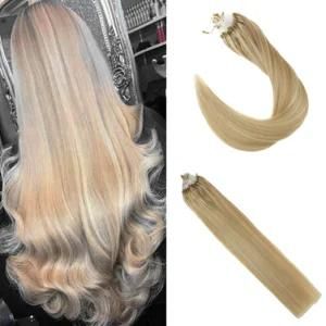 Top Quality Brazilian 100% Human Hair Virgin Micro-Ring Hair Extensions