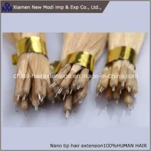 Blonde Human Hair Nano Ring Hair