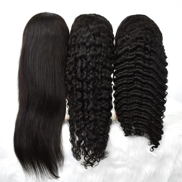 2022 Best Selling HD Swiss Lace Deep Wave Brazilian Human Lace Front Wig