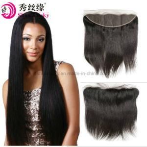 Best Quality Brazilian Virgin Hair Full Lace Frontal 13*4 Natural Human Hair Silky Straight Top Part Lace Hairpiece Closure