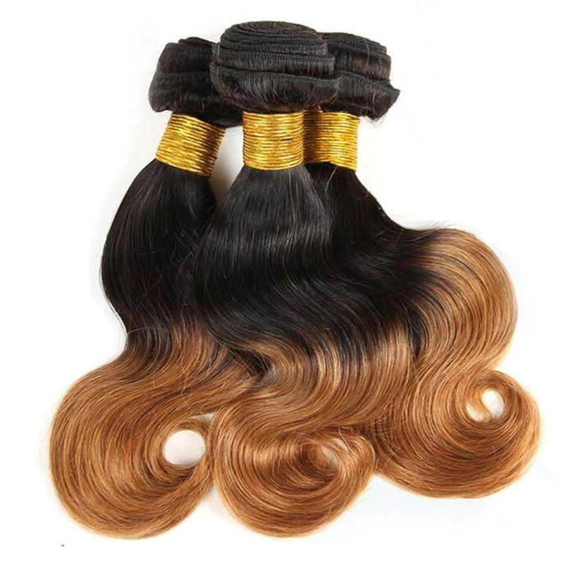 Body Wave Bundles 1b/27 and 1b/30 Blond Bundles Ombre Brazilian Hair Weave Bundles Bob Remy Human Hair Bundles Deal