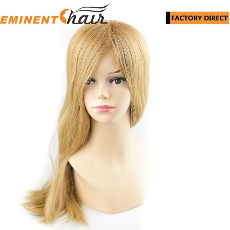 Custom Made Silk Top Women′s Lace Wig Human Hair