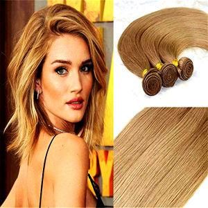27#Blonde Hair Weaves Brazilian Straight Remy Human Hair Bundles