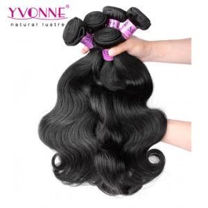 Yvonne Classic Style Peruvian Body Wavy Virgin Human Hair Color #1b