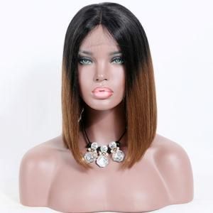 Premier Factory Price Cut Short Human Hair Short Ombre Wig for Black Women