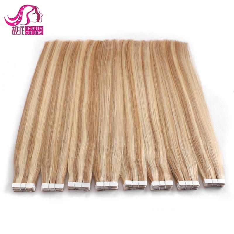 Brazilian Virgin Human Hair 20PCS/50g 40PCS/100g Tape in Human Hair Extensions Ombre Remy Tape Skin Weft