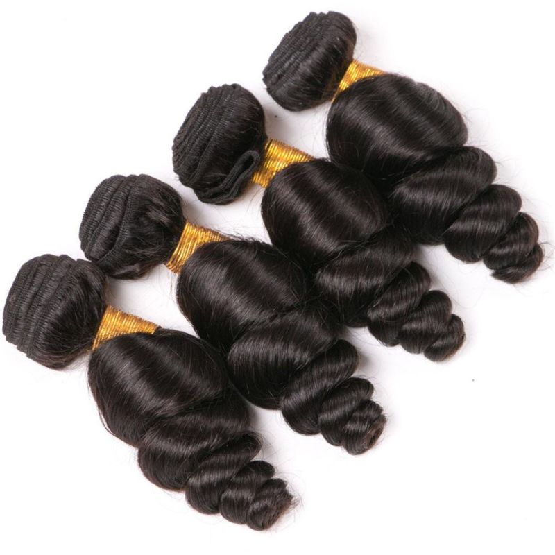 Loose Wave Brazilian Hair Bundles 28 Inch Long Bundle Unprocessed Real 100% Virgin Human Hair Weave Extension Natural Black Color