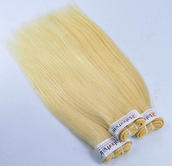 #613 100% Human Brazilian Virgin Hair Weft Straight Hair Extension Lbh 147