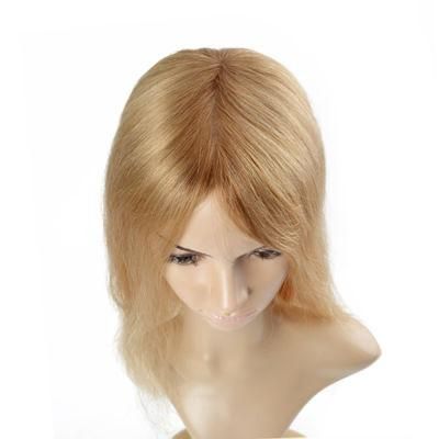 Fine Mono Base Hairpiece with Clips for Women