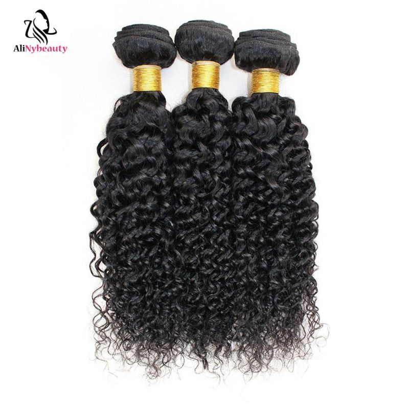 Brazilian Jerry Curly Bundles Good Human Hair Curly Weave Extensions