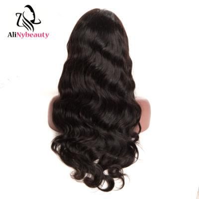 Overnight Delivery Body Wave Brazilian Virgin Hair Full Lace Wig