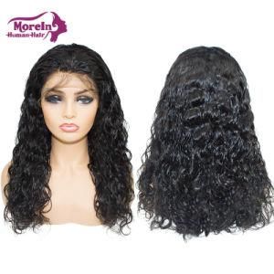 Morein Hair Drop Shipping Virgin Cuticle Aligned Wig Natural Wave Remy Brazilian Front Lace Hair Wigs