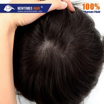 European Virgin Hair Injection Men&prime;s Wig Toupee