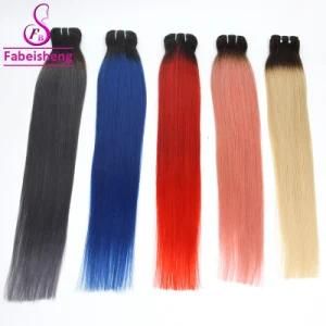 Aliexpress Hair Cheap Ombre Human Hair Extension, 100% Virgin Straight Brazilian Hair