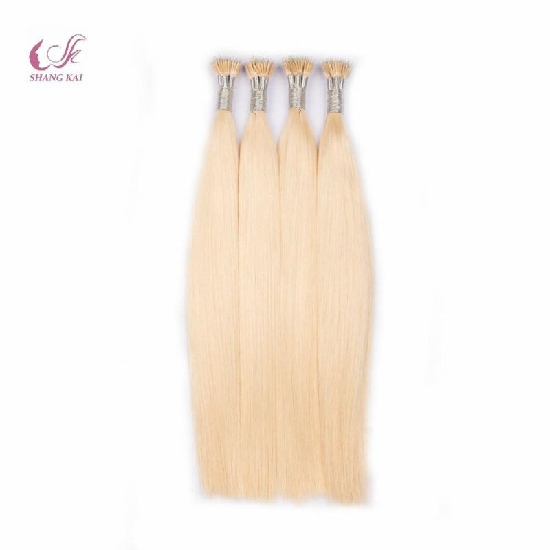Factory Wholesale Remy Human Hair Prebonding Hair Extension Nano Ring Hair Extensions
