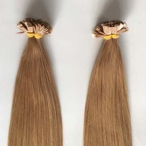 #14 Silky Straight Keratin Prebonded Flat Tip Virgin Remy Human Hair Extensions