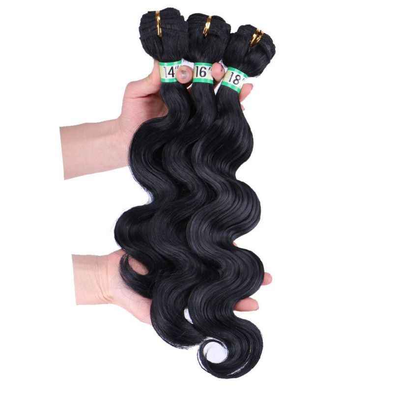 Natural Color Line Wavy Virgin for Human Hair Bundles Wig