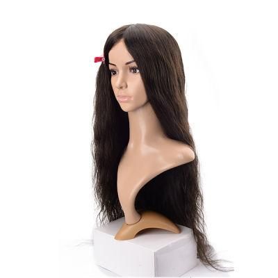 Chinese Virgin Remy Hair Silk Top Undetectable Knots Female Toupee