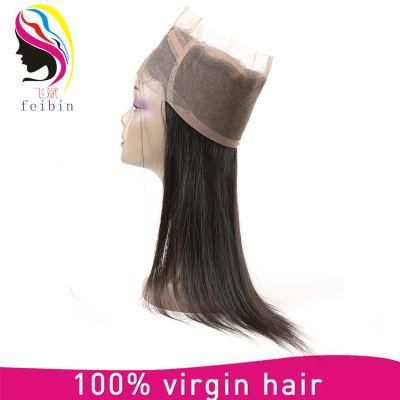 Wholesale Straight Virgin Brazilian Hair 360 Full Lace Closure