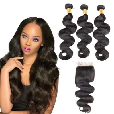 Kbeth Wholesale Top Grade Silk Base Closure Brazilian Human Hair Body Wave Silky Straight Wave 4X4 Silk Closure China Vendors