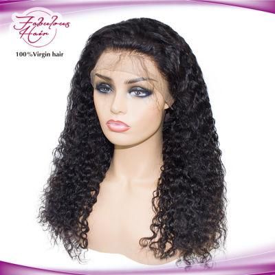 Brazilian Water Wave Transparent Color of Lace Wig Human Hair