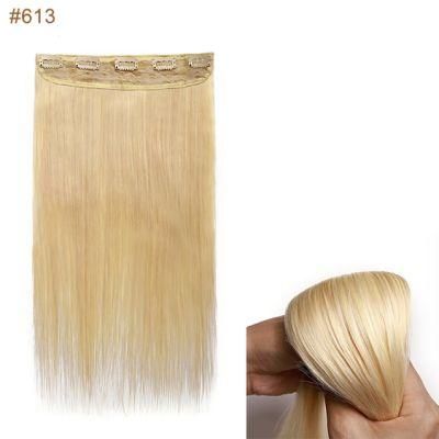 10-24 Remy Brazilian Human Hair Clip in Straight Clip in Human Hair Extensions Around Head Hair Extensions Multi Color 18 Inches