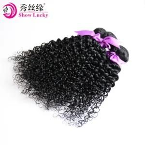 Double Long Weft Synthetic Hair Extension Kinky Curly Weaving Hair #1b Color Kanekalon Hair Weave Heat Resistant Fiber Hair Bundles