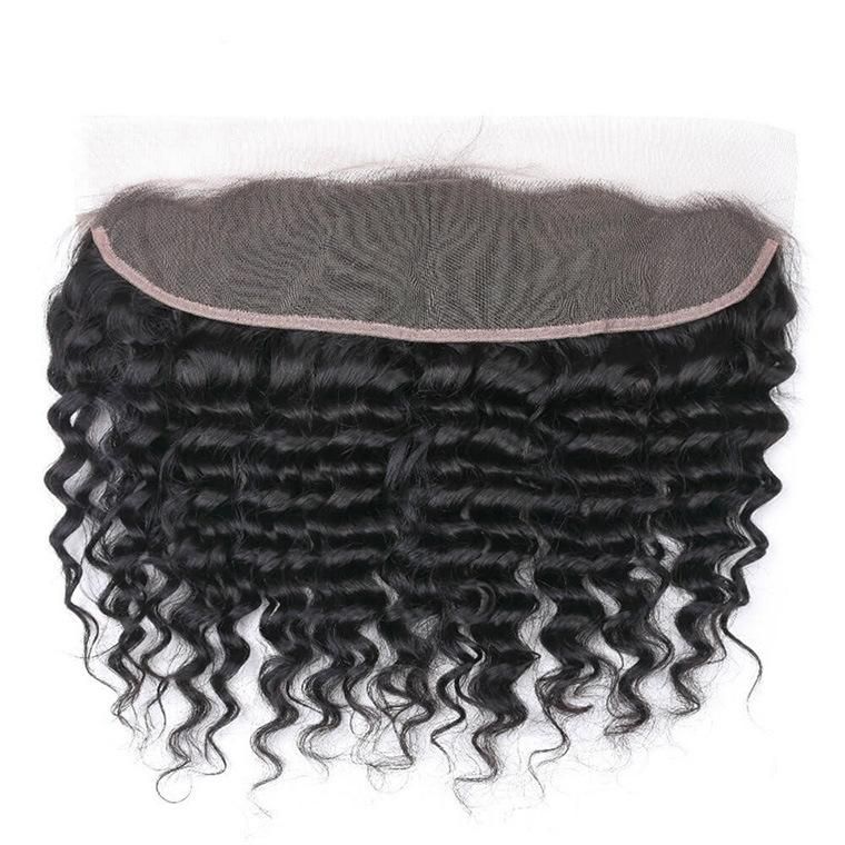 Kbeth Kinky Curly Hair Closure for Lady 2021 Fashion Remy Customized Factory Supply 11A Top Quality 13*4 Ear to Ear Toupees From China Xuchang City