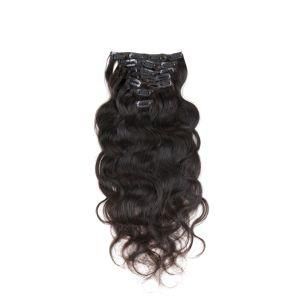 Indian Body Wave Natural Black Clip-in 100% Human Hair