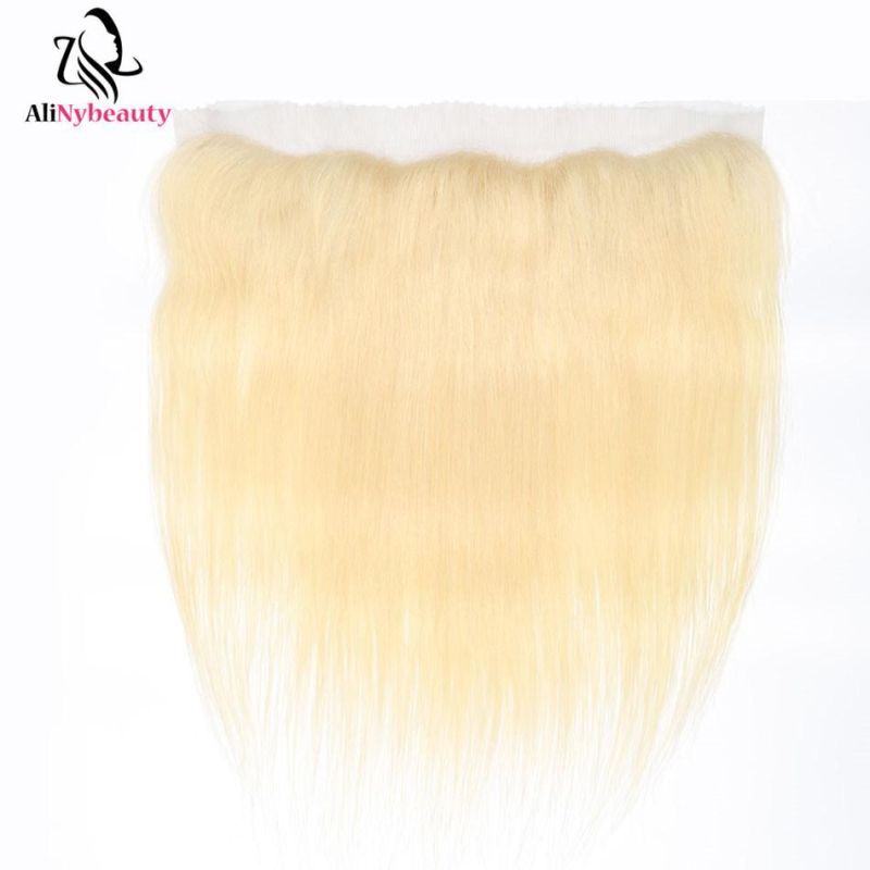 Wholesale Price Natural Straight Blonde Lace Frontal 613 Hair Frontal Closure