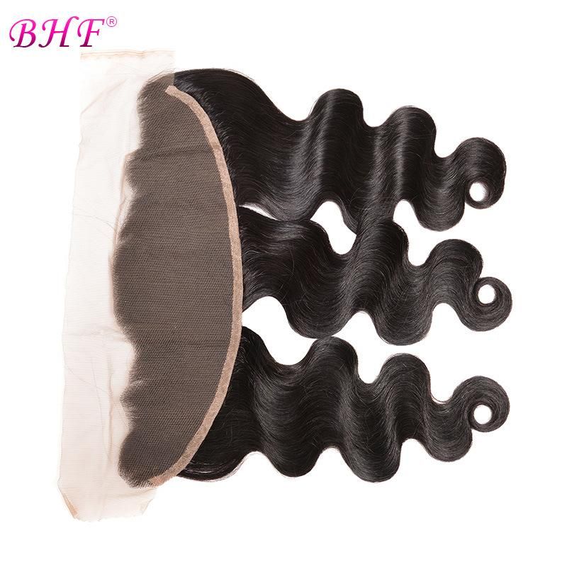 Human Hair 13X4 Ear to Ear Lace Frontal Closure with Bundles