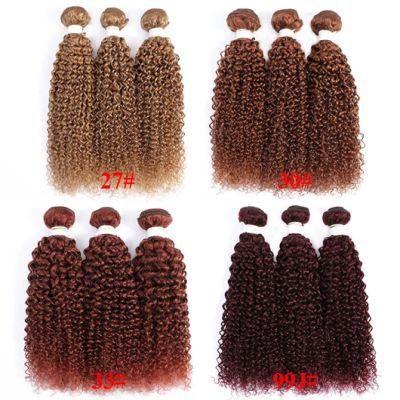 Brazilian Kinky Curly Human Hair Bundles 100% Human Hair Weave Bundles Blonde Brown Remy Hair Bundles