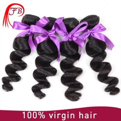 100% Virgin Remy Brazilian Loose Wave Human Hair Weave