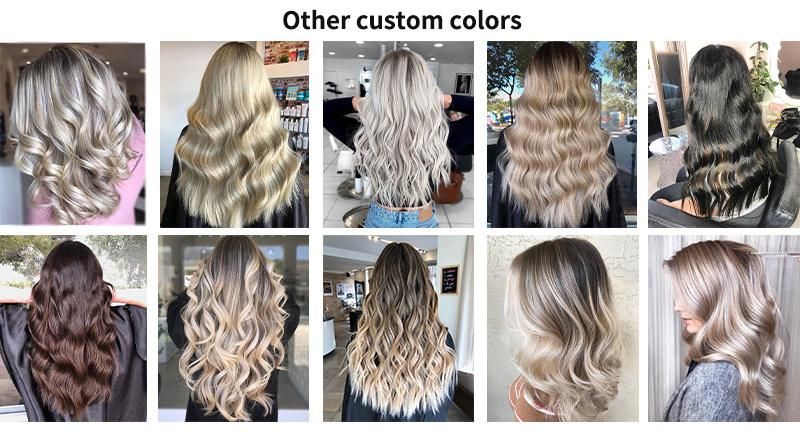 Tape in Extensions Brazilian Straight Human Hair Bundles 4/27 Color Remy Human Hair Extensions