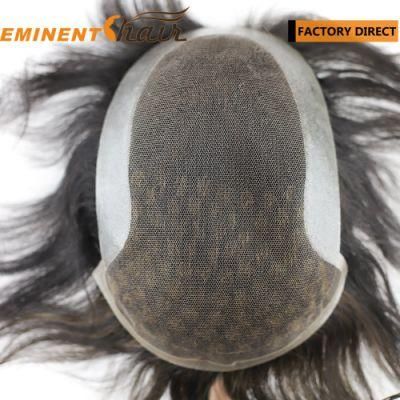 Natural Hairline Human Hair Hight Light Lace Front Men&prime; S Toupee