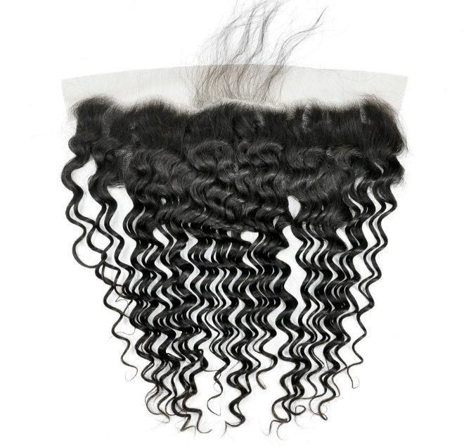 Virgin Human Hair Lace Frontal at Wholesale Price (Deep Curly)