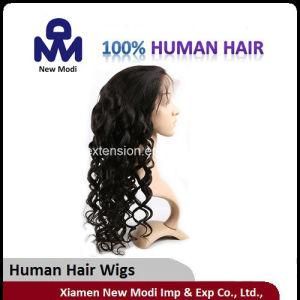 Lady Full Lace Wig with Deep Wavehuman Hair