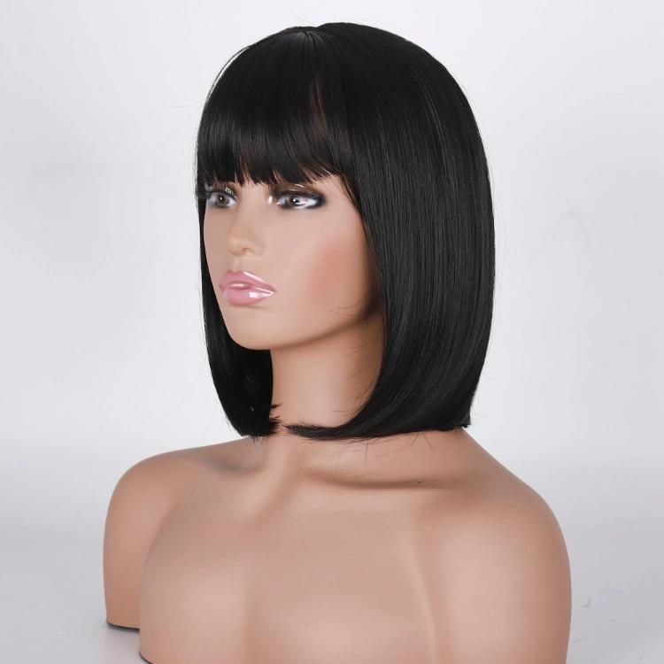 Wholesale China Wig Silky Straight Synthetic Bob Short Wigs